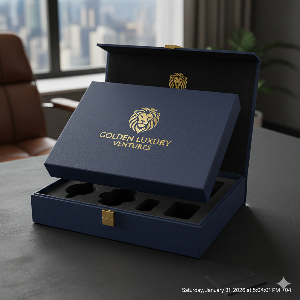 Services luxury rigid box
