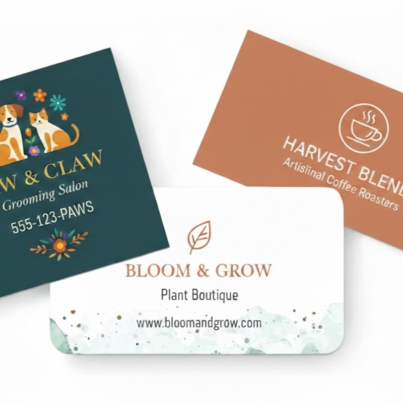 Services businesscardstandar